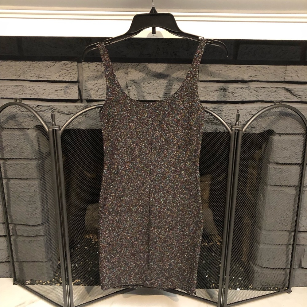 Sexy Short Colorful Shimmery Dress